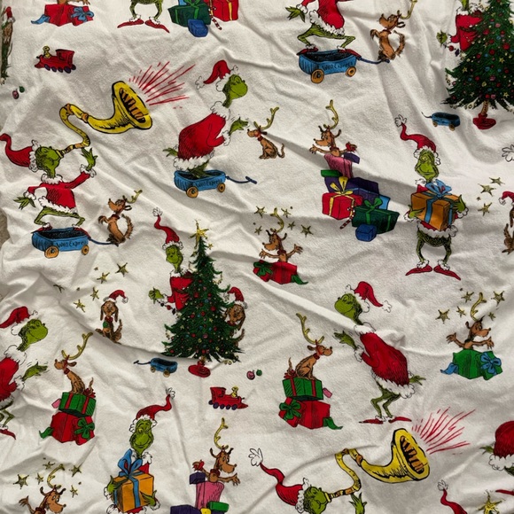 Pottery Barn Kids Bedding Pottery Barn Kids Flannel Grinch Crib